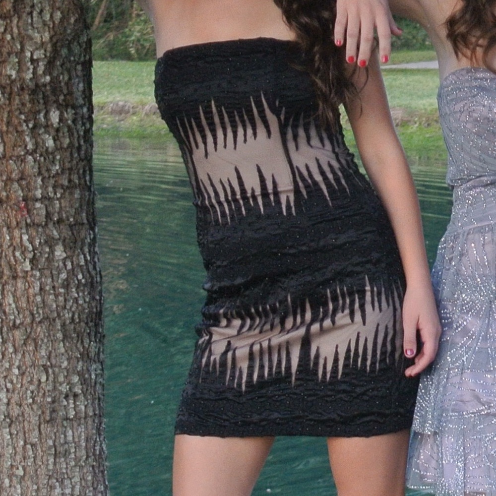 EUC French Connection Strapless Party Dress